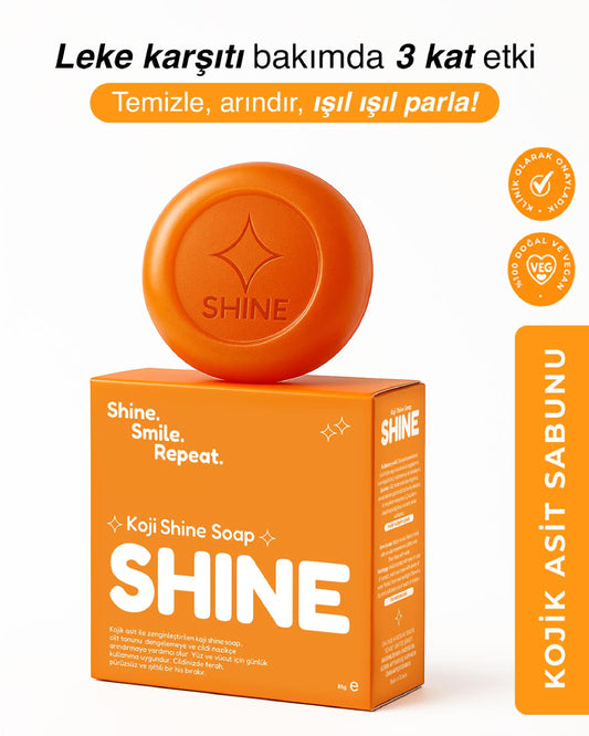 Koji Shine™ Kojik Asit İçerikli Yüz ve Vücut Temizleme Sabunu